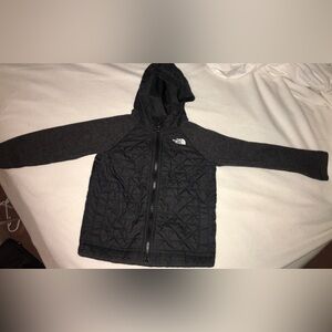 The North Face "Kids Never Stop" Water Repellent Quilted Sweater Fleece Jacket